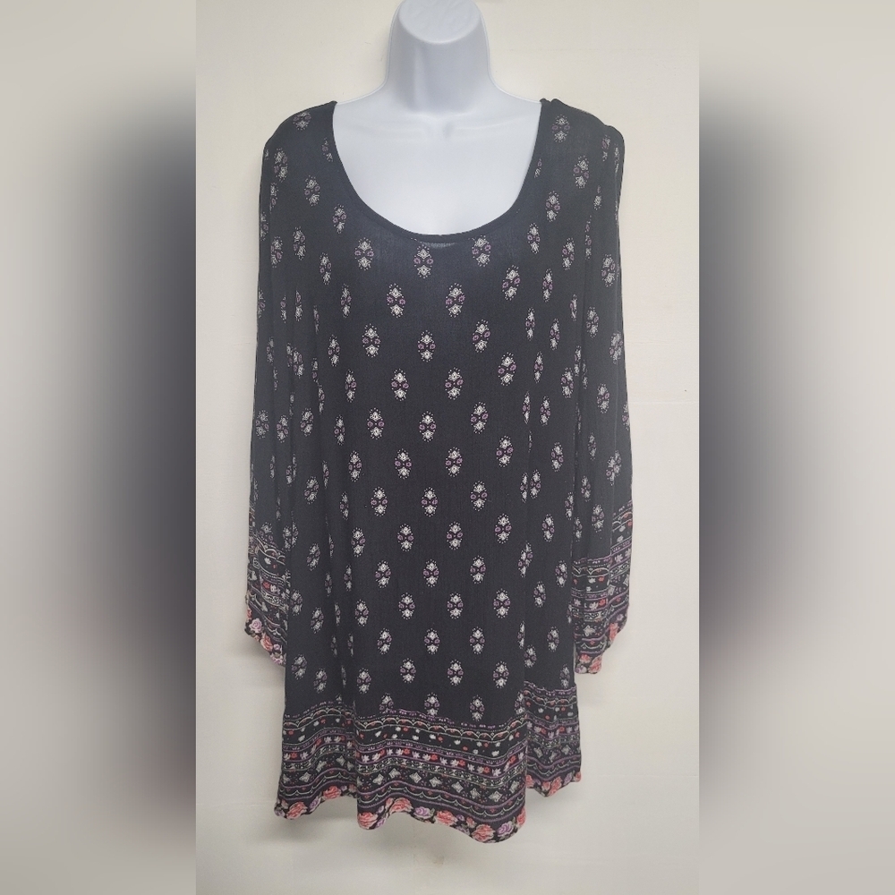 Charlotte Russe Black Tunic Top L India